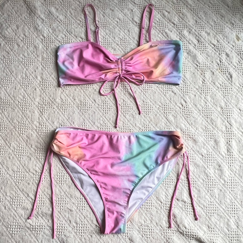 ‼️BOGO SALE‼️ SHEIN Tie Dye Bikini Swimsuit